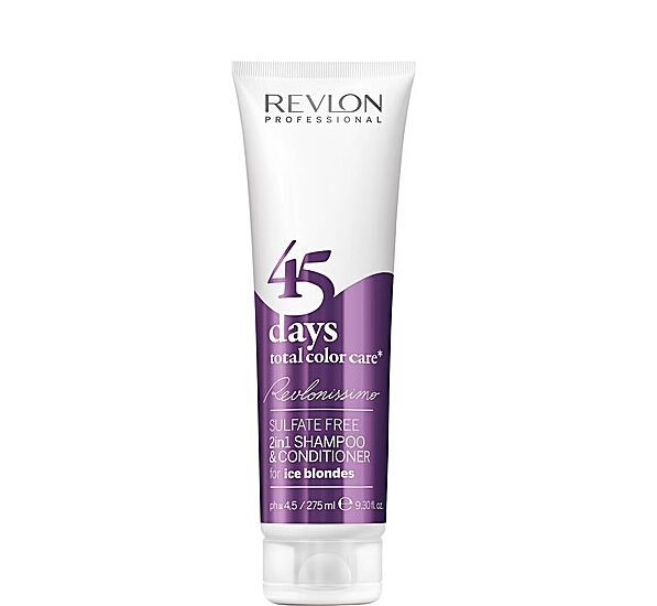 Fioletowy szampon Revlon 45-day – skuteczna ochrona blond włosów bez ryzyka wysuszenia