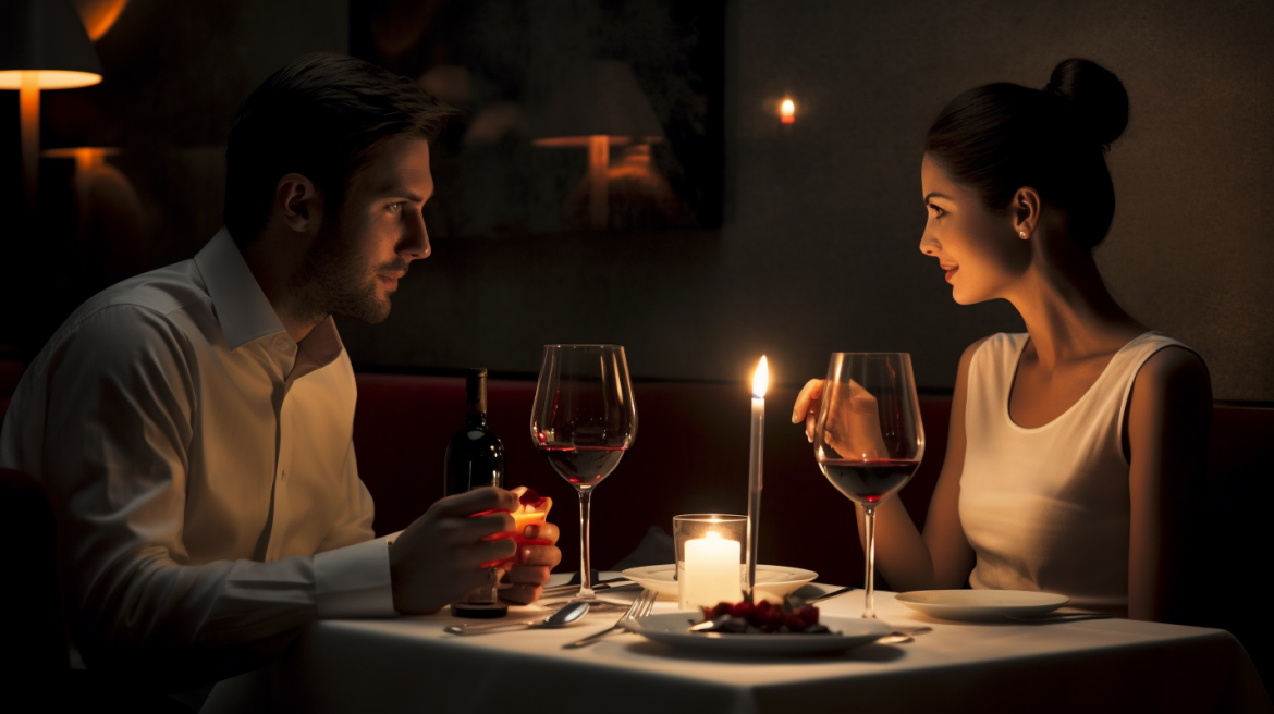 romantyczna kolacja